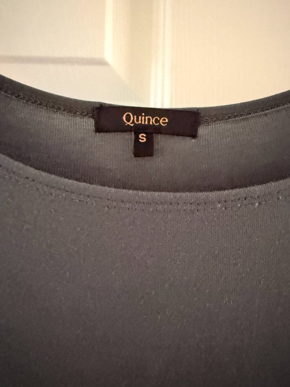 Quince Tencel Jersey Fit & Flare Dress (S) - Picture 4 of 4